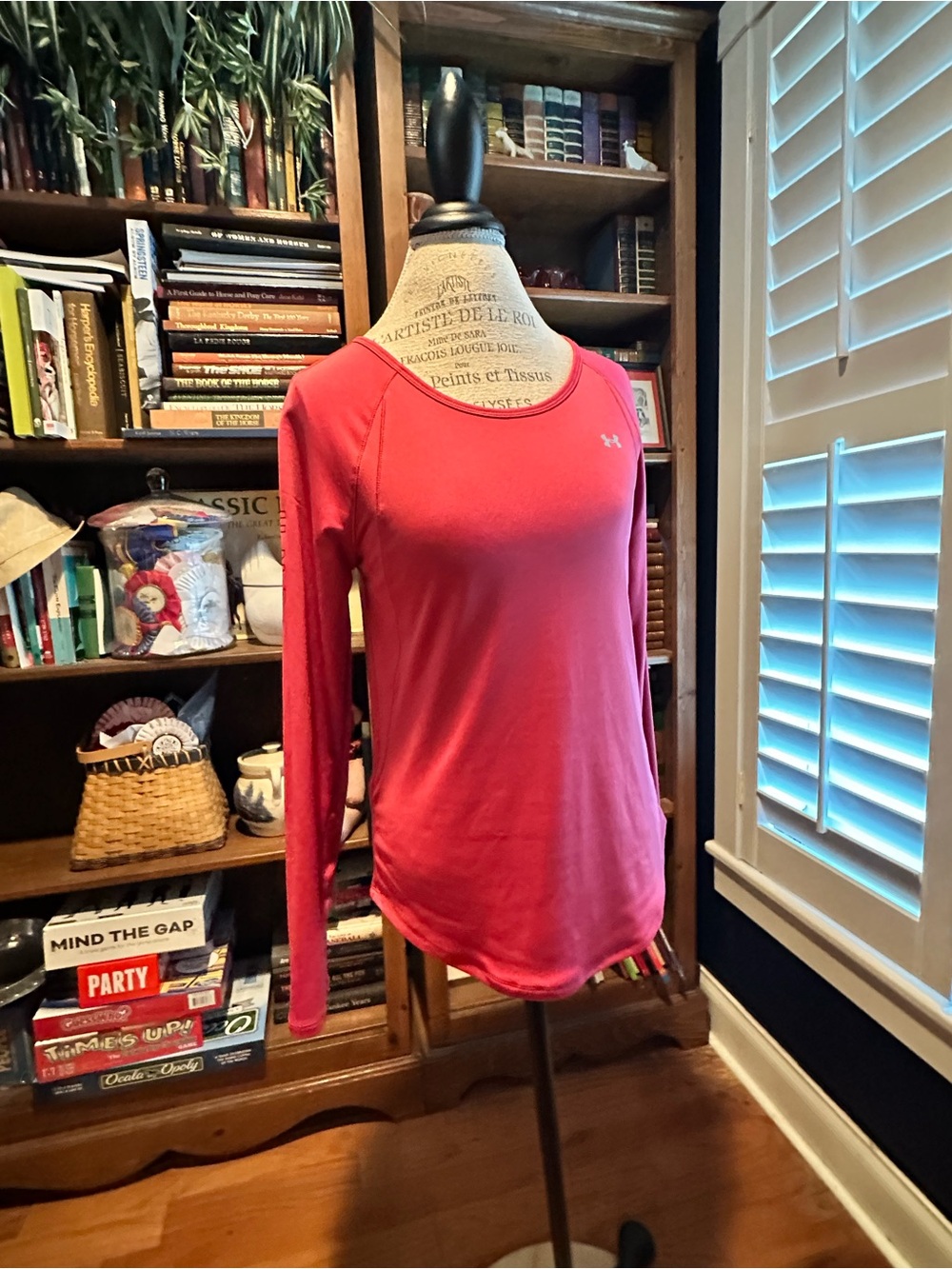 Under Armour Women’s Long-Sleeve Hot Pink Performance Tee